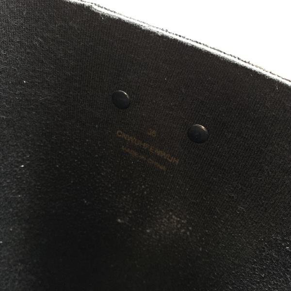 BURBERRY バーバリー ハウスチェック レインブーツ 長靴 ロング サイズ36 約23cm ブラック 黒 雨用 雨靴 レディース 管理RY24001539_画像10