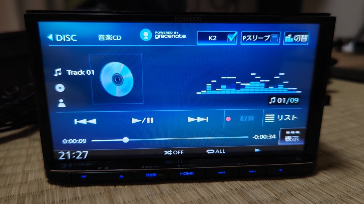 ☆KENWOOD ケンウッド カーナビ MDV-D706BT 地図更新2023年第2版(2024春版最新)オービスデータ(最新) 2019年製 フルセグ Bluetooth ホンダ_画像6