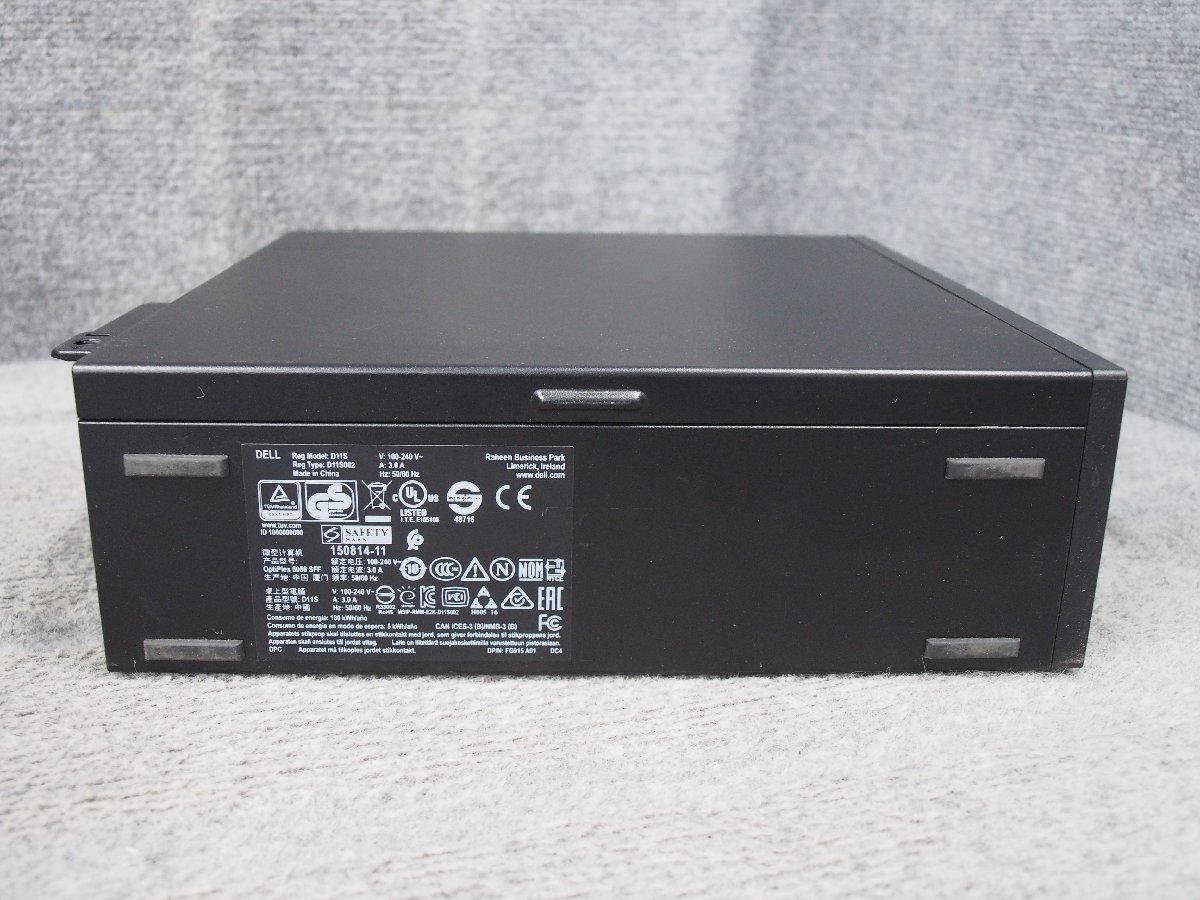 DELL OptiPlex 5050 Core i3-7100 3.9GHz 4GB DVD-ROM ジャンク A59866_画像6