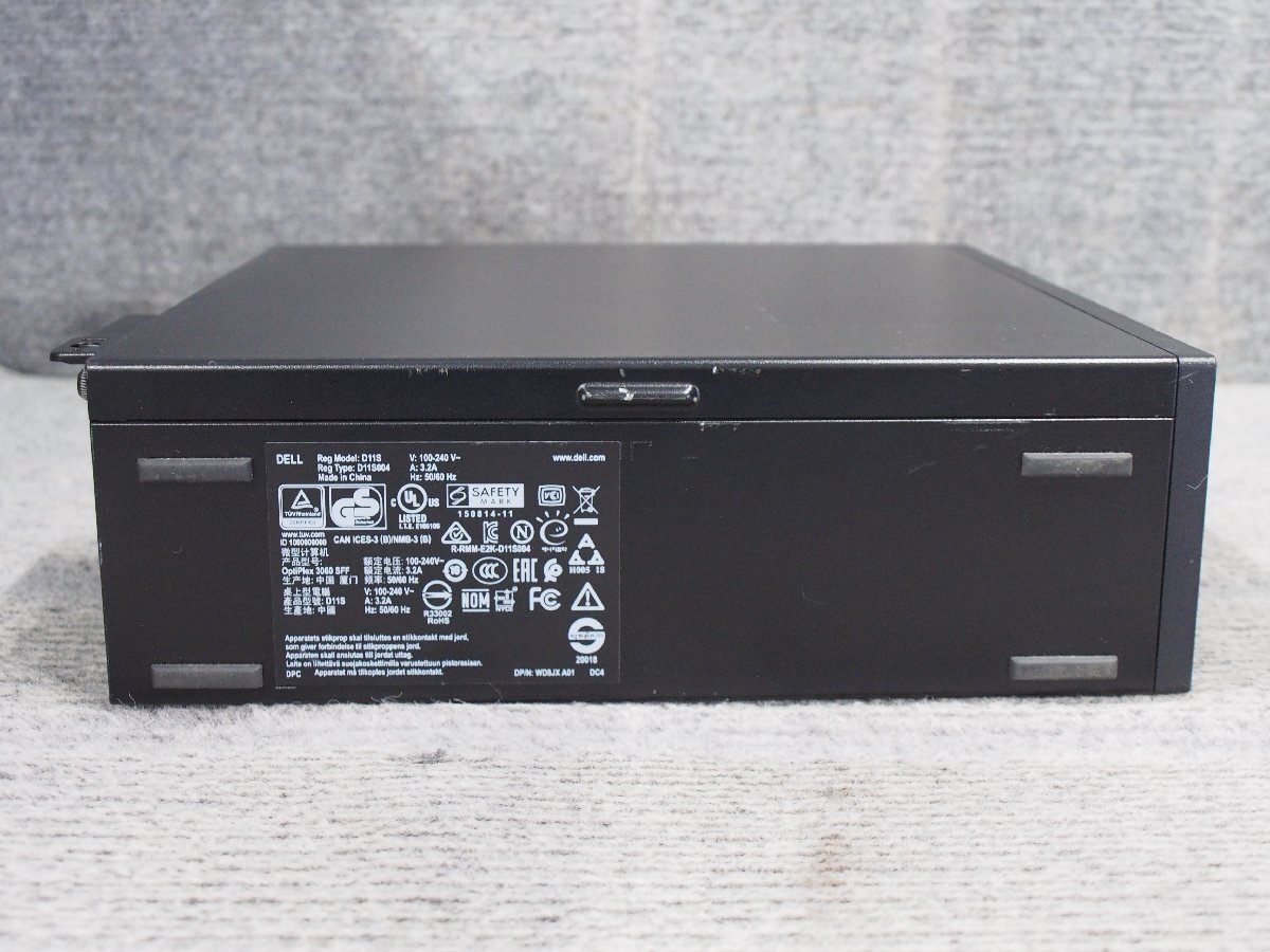 DELL OptiPlex 3060 Celeron G4900 3.1GHz 4GB DVD-ROM ジャンク A60099_画像6