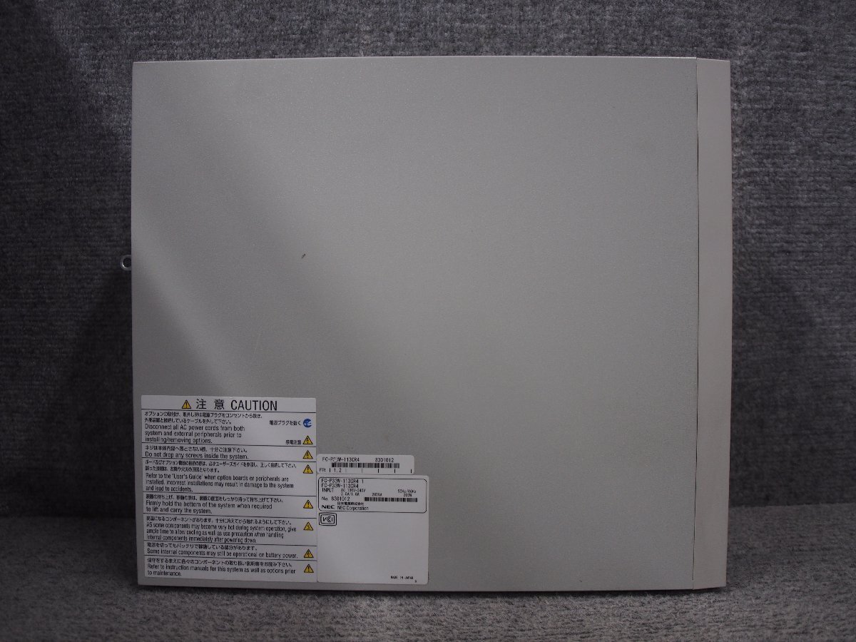 NEC FC-P33W-113CR4 Xeon E3-1225 v5 3.3GHz 4GB DVDスーパーマルチ ジャンク A60193の画像2