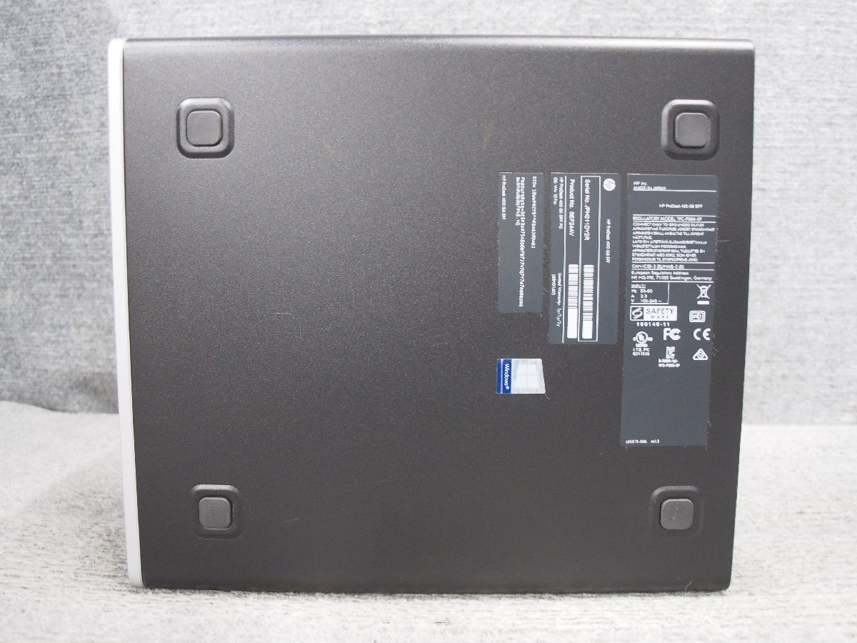 HP ProDesk 400 G6 SFF Celeron G4930 3.2GHz 4GB DVD-ROM ジャンク A60200の画像5