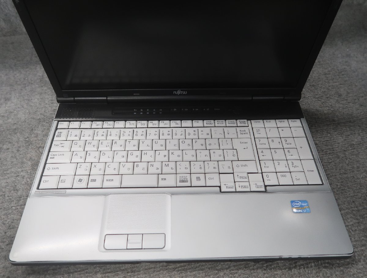 富士通 LIFEBOOK E742/E Core i7-3520M 2.9GHz 4GB DVDスーパーマルチ ノート ジャンク N78073の画像3