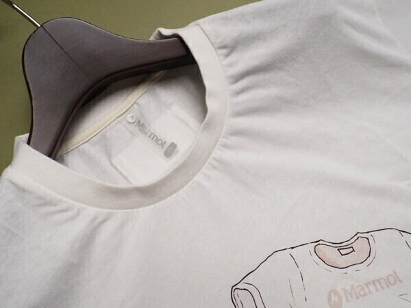 新品正規 Marmot マーモット 海外限定 吸水速乾 84 Annette Round 半袖 Tシャツ105(XL)ホワイト(WH) 直営店購入 TSM9903の画像3