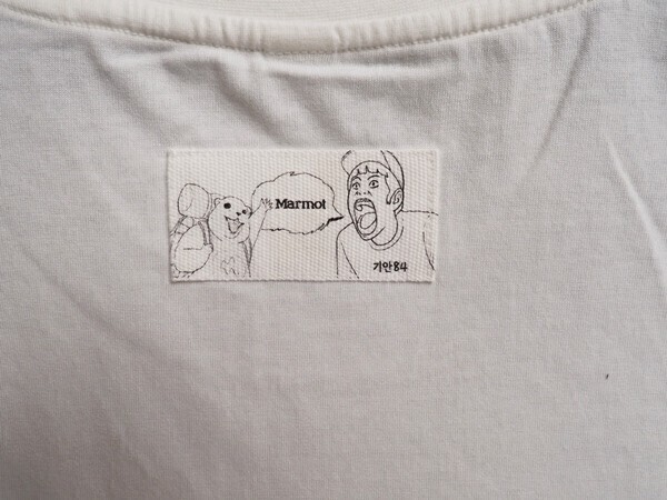 新品正規 Marmot マーモット 海外限定 吸水速乾 84 Annette Round 半袖 Tシャツ105(XL)ホワイト(WH) 直営店購入 TSM9903の画像5
