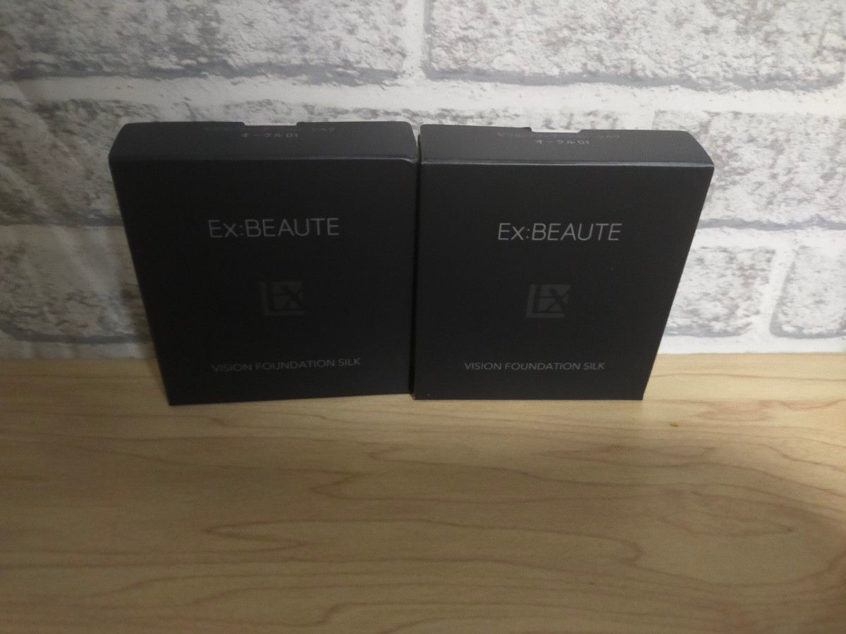 EX:BEAUTE エクスボーテ ビジョンファンデーション シルク (オークル01) oc01 レフィル2個セット 日本製  