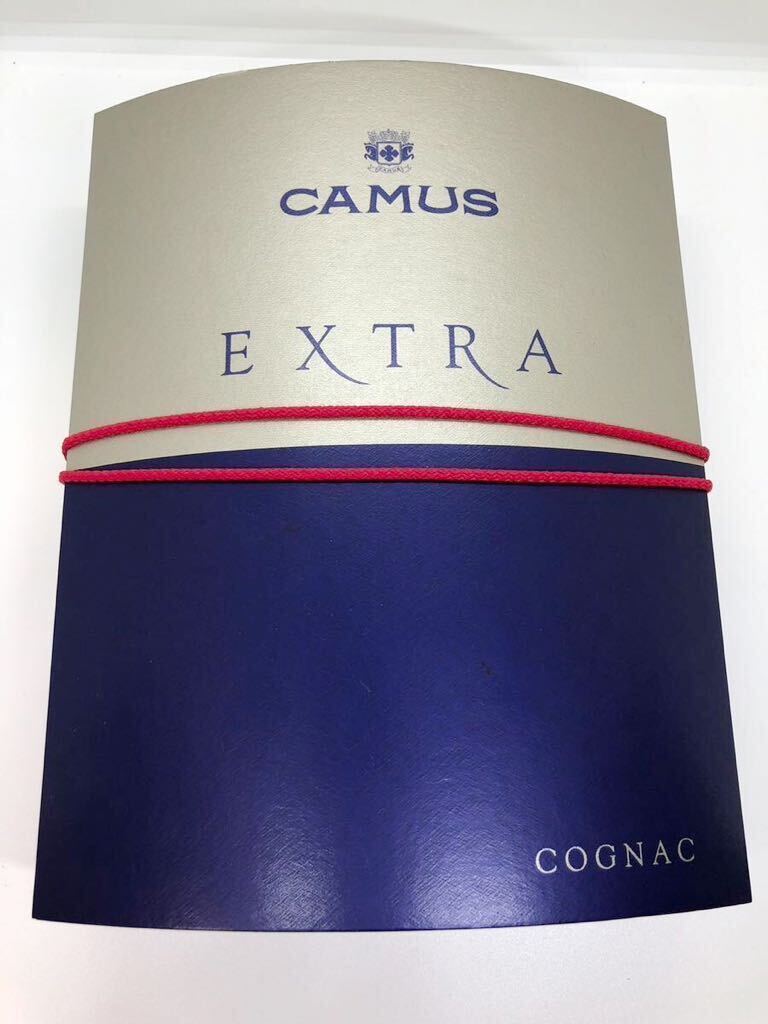 1円 CAMUS EXTRA カミュ エクストラ コニャック ブランデー 箱付 未開栓 古酒 700ml 40%の画像2