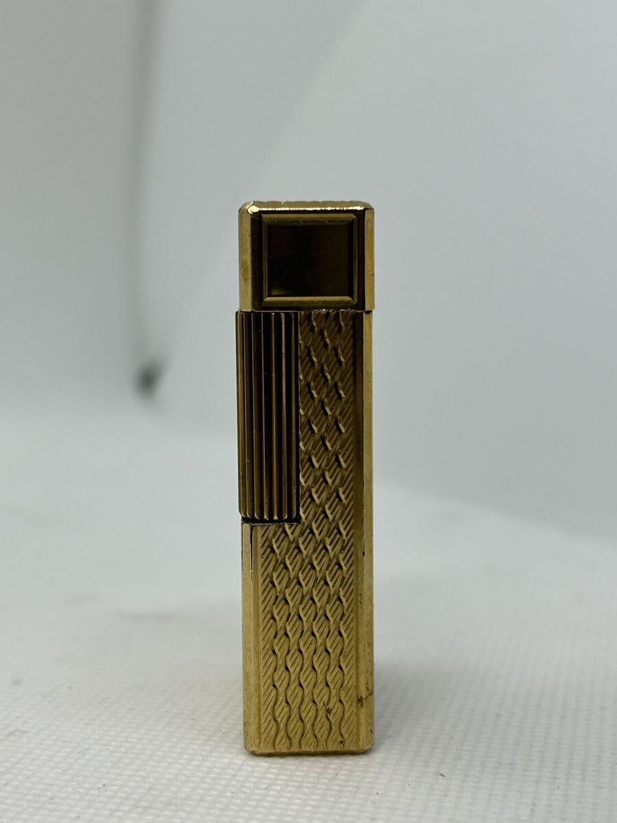 1円 デュポン S.T.Dupont ゴールドカラー ライター 喫煙具 着火未確認の画像5