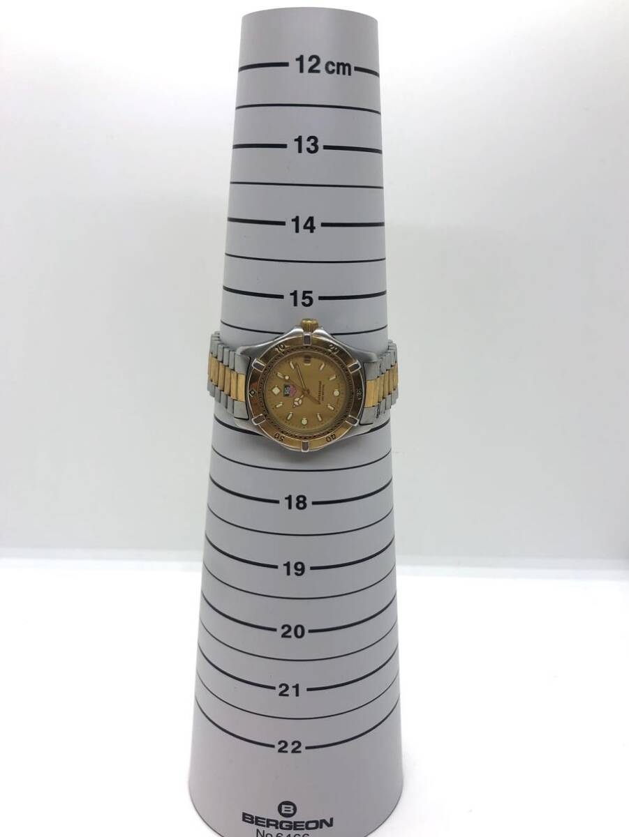 1円 稼働品 TAG HEUER タグホイヤー プロフェッショナル 200m 964.013-2 クォーツ 腕時計 デイト の画像8