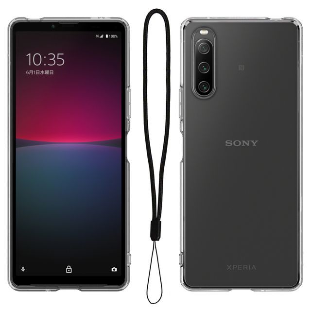 Xperia 10 IV SO-52C SOG07 A202SO XQ-CC44 XQ-CC72 TPUケース クリア ソフトケース_画像1