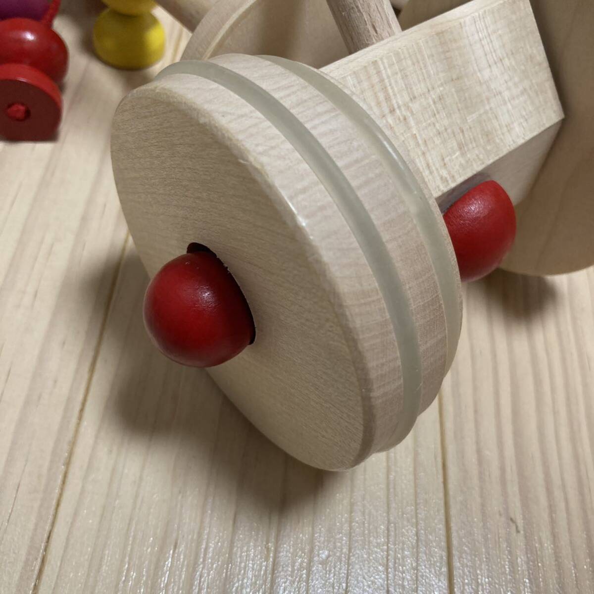  selector company handcart me Lee go- Land wooden pull toy 