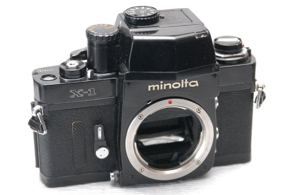 MINOLTA ミノルタ 最高峰 昔の高級一眼レフカメラ X-1ボディ 超希少品 （腐食無し）の画像1