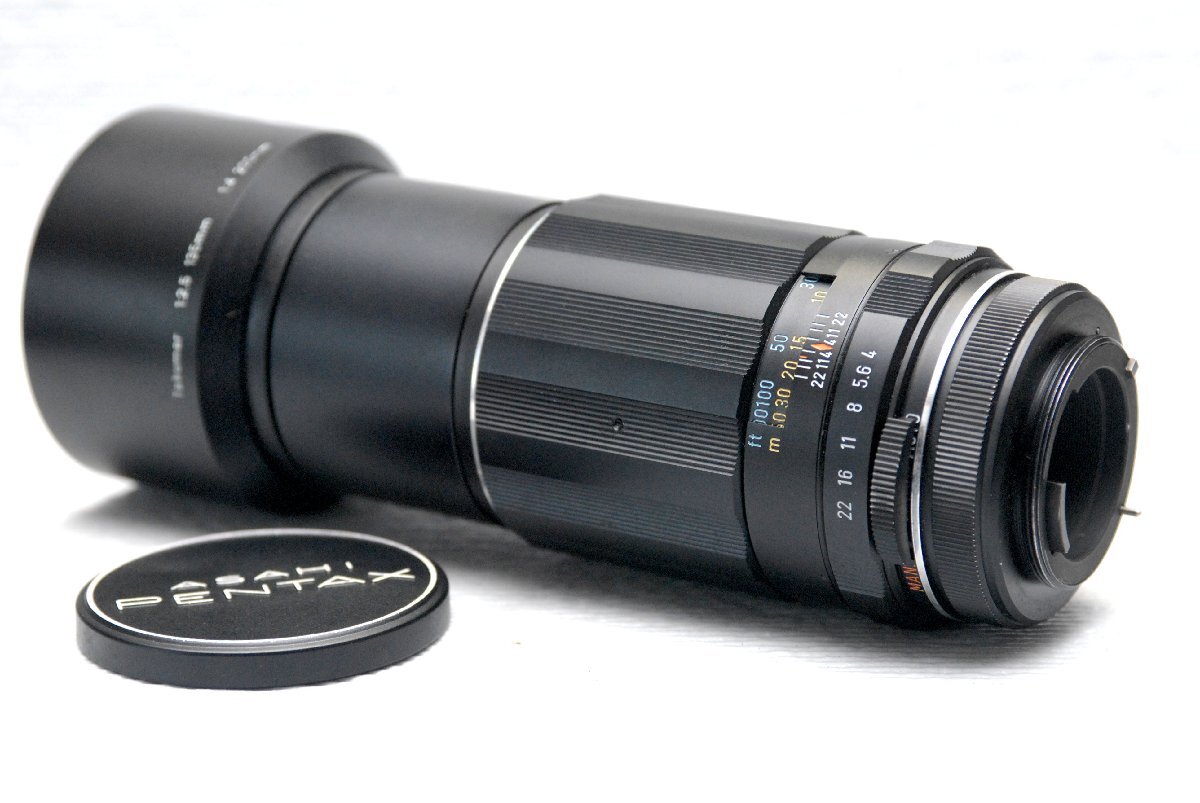 （綺麗）PENTAX ペンタックス純正 M42マウント専用 200mm 単焦点 高級望遠レンズ 1:4 希少・良好品_画像2