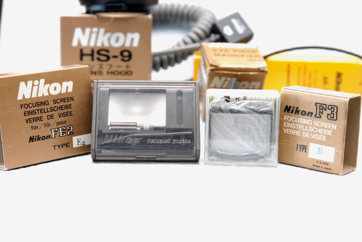 Nikon ニコン高級一眼レフカメラ専用 アクセサリー一式 10セット 希少・良好品の画像4