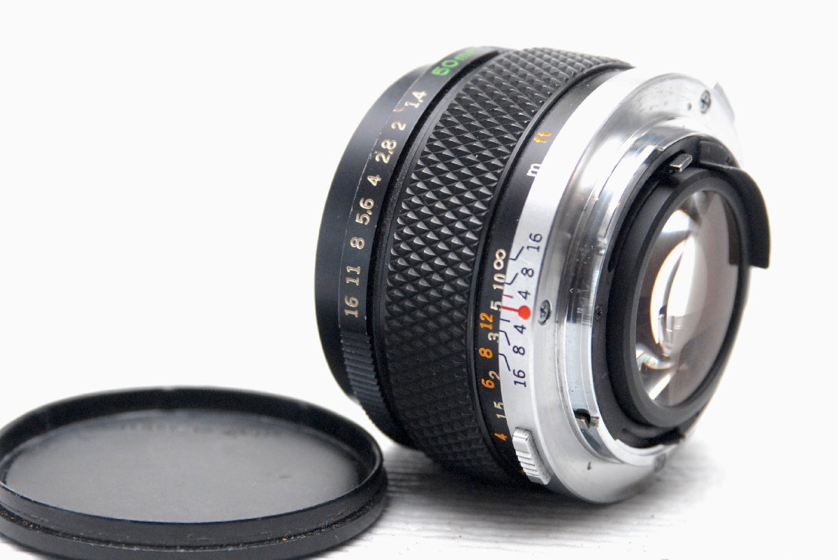 OLYMPUS オリンパス 純正 G.ZUIKO 50mm 高級単焦点レンズ 1:1.4 希少な作動品_画像2