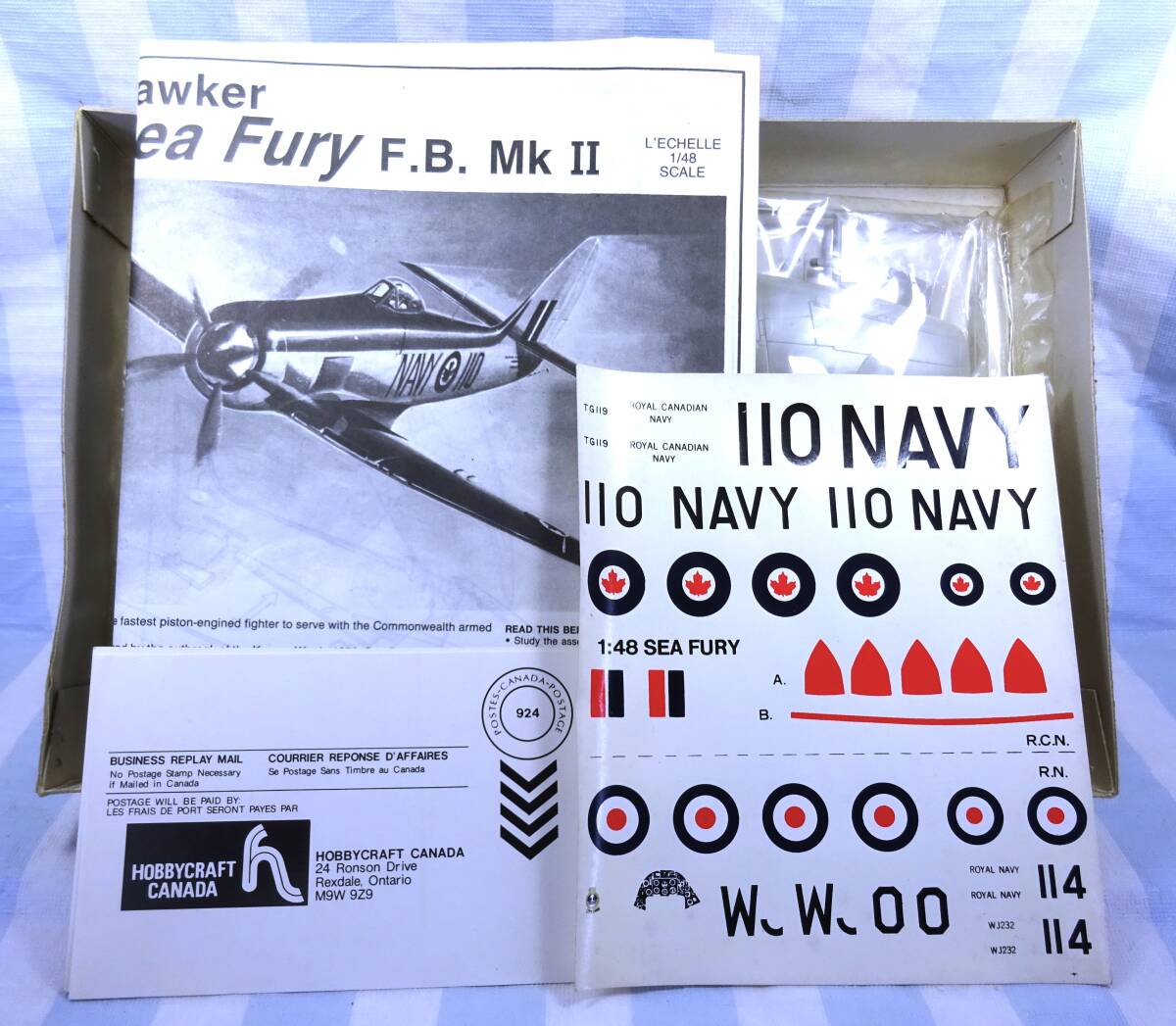 ◆HOBBY CRAFT◆1/72 F2H-3 バンシー・1/48 F.B.Mk-11 希少品 未開封２個まとめて◆_画像9