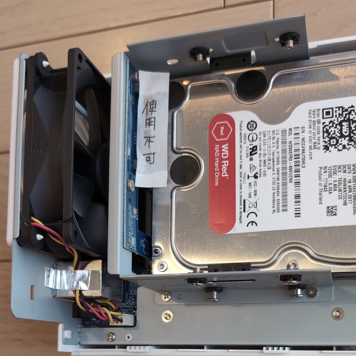 Synology DS216j 難あり NAS  Western Digital 3TB HDD WD30EFRX WD