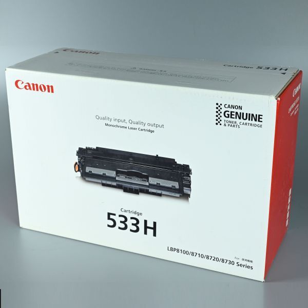 １円～新品 未開封 トナーカートリッジ 533H Canon 純正 キャノン レーザープリンター用[0424-4]の画像1