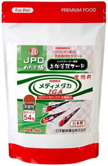 ニチドウ　業務用メダカ用 生体管理フード　1kg　　　　　　　送料全国一律　520円_画像1