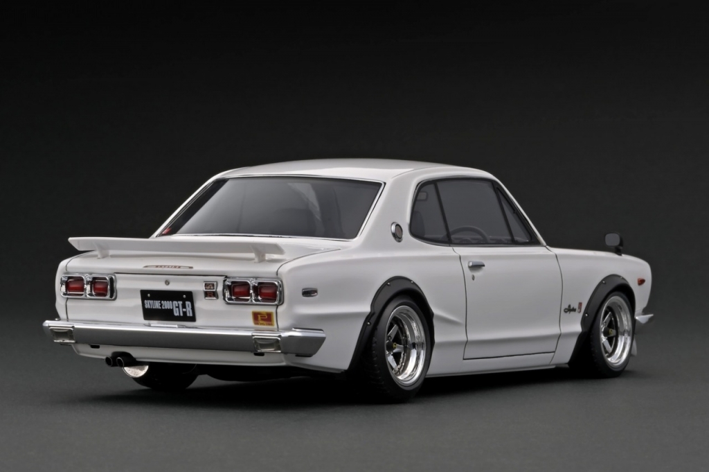 *IG 1/18 Nissan Skyline 2000 GT-R (KPGC10) White[IG3235] Hakosuka 
