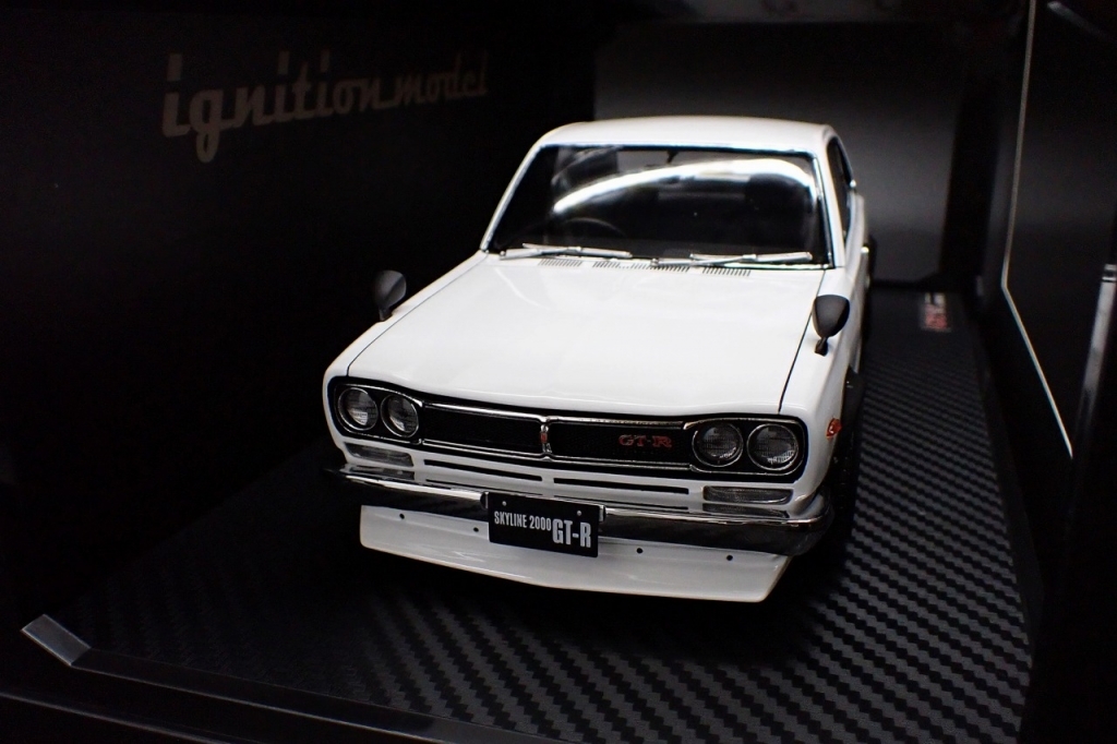 *IG 1/18 Nissan Skyline 2000 GT-R (KPGC10) White[IG3235] Hakosuka 