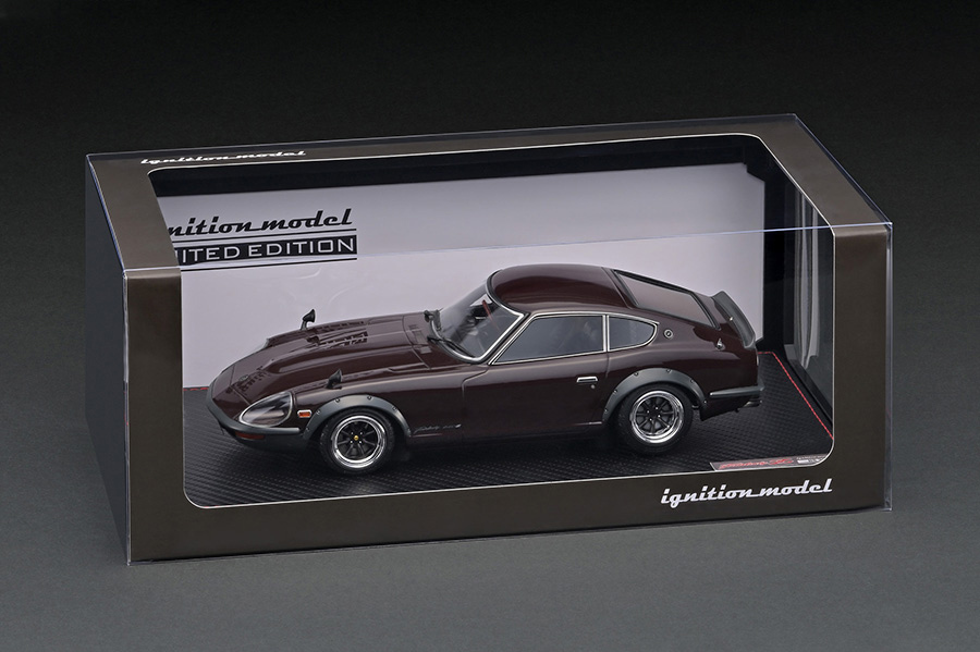 ★WEB限定 IG 1/18 日産 フェアレディZ／Nissan Fairlady 240ZG (HS30) Maroon With Engine【IG2454】_【IG2454】限定100個