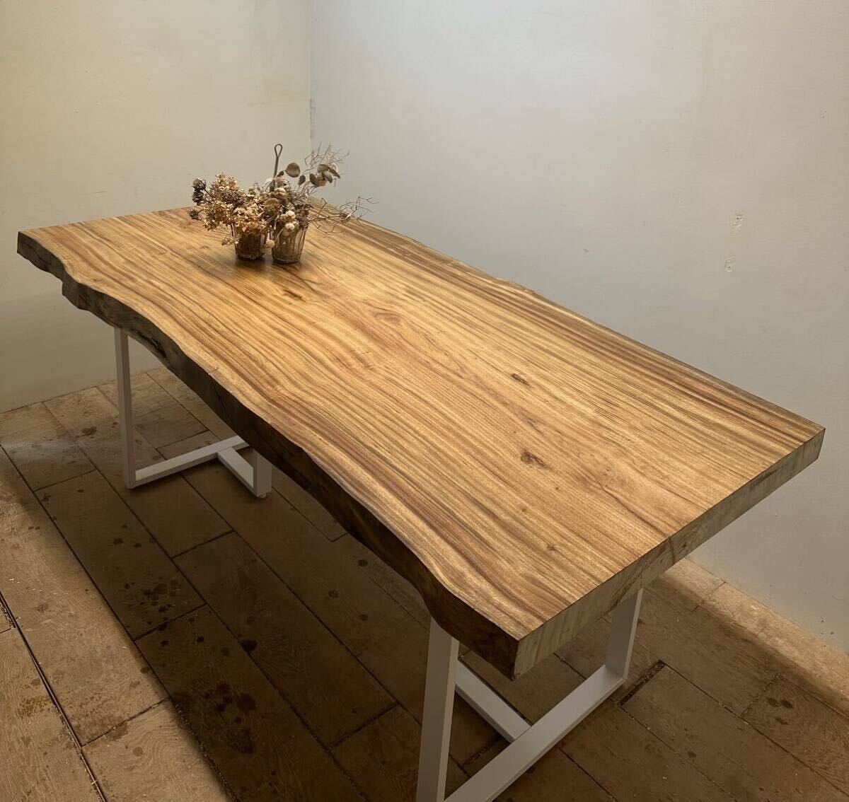 4 クス　1880x930−850x63 一枚板　DIY　天板　カウンター　棚板　皿　小物