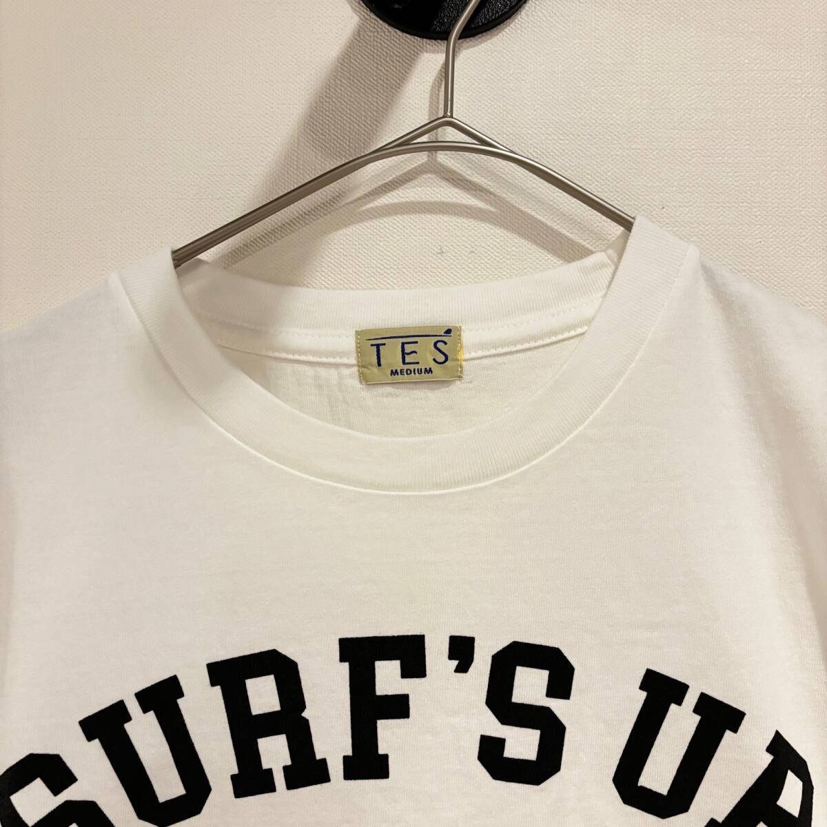 【展示品】サイズL TES SURF'S UP COLLEGE T-SHIRT テス ブヒ エンドレスサマー Tシャツの画像6