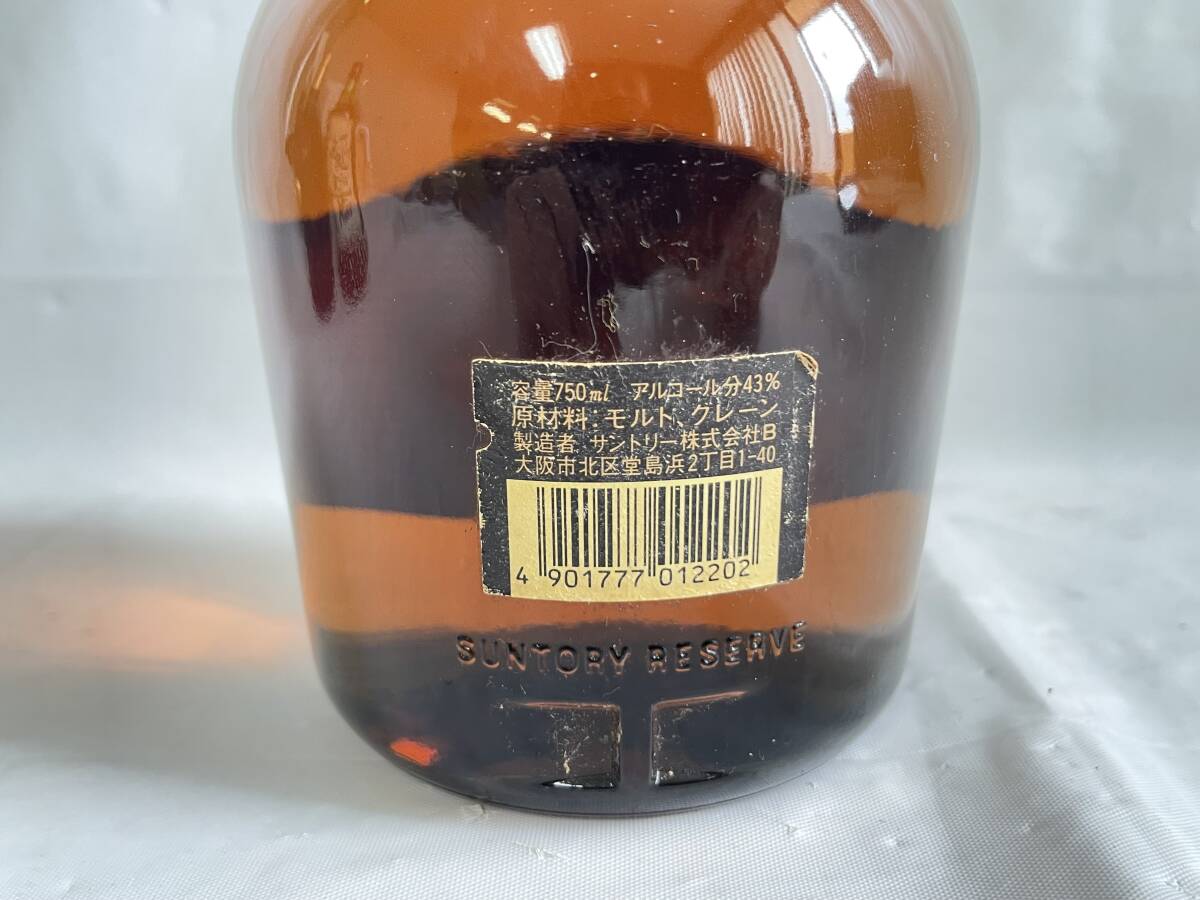 ST0604-44I SUNTORY SPECIAL RESERVE WHISKY 750ml 43％ サントリースペシャルリザーブウイスキー 古酒の画像4