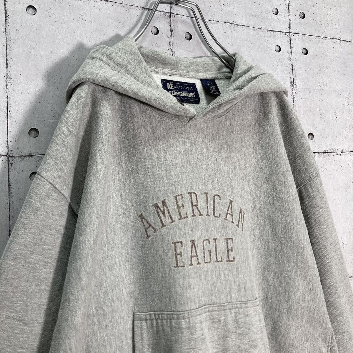 【希少】90s AMERICAN EAGLE プルオーバー パーカー US古着