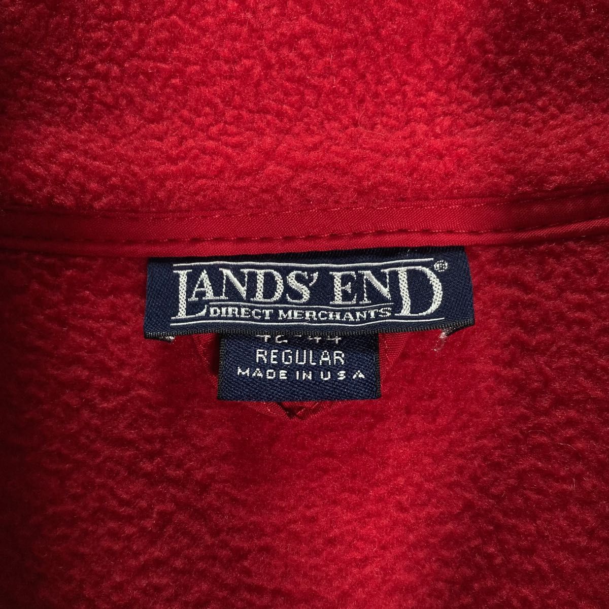 【レア】LANDS' END/ランズエンド フリース プルオーバー ドローコード