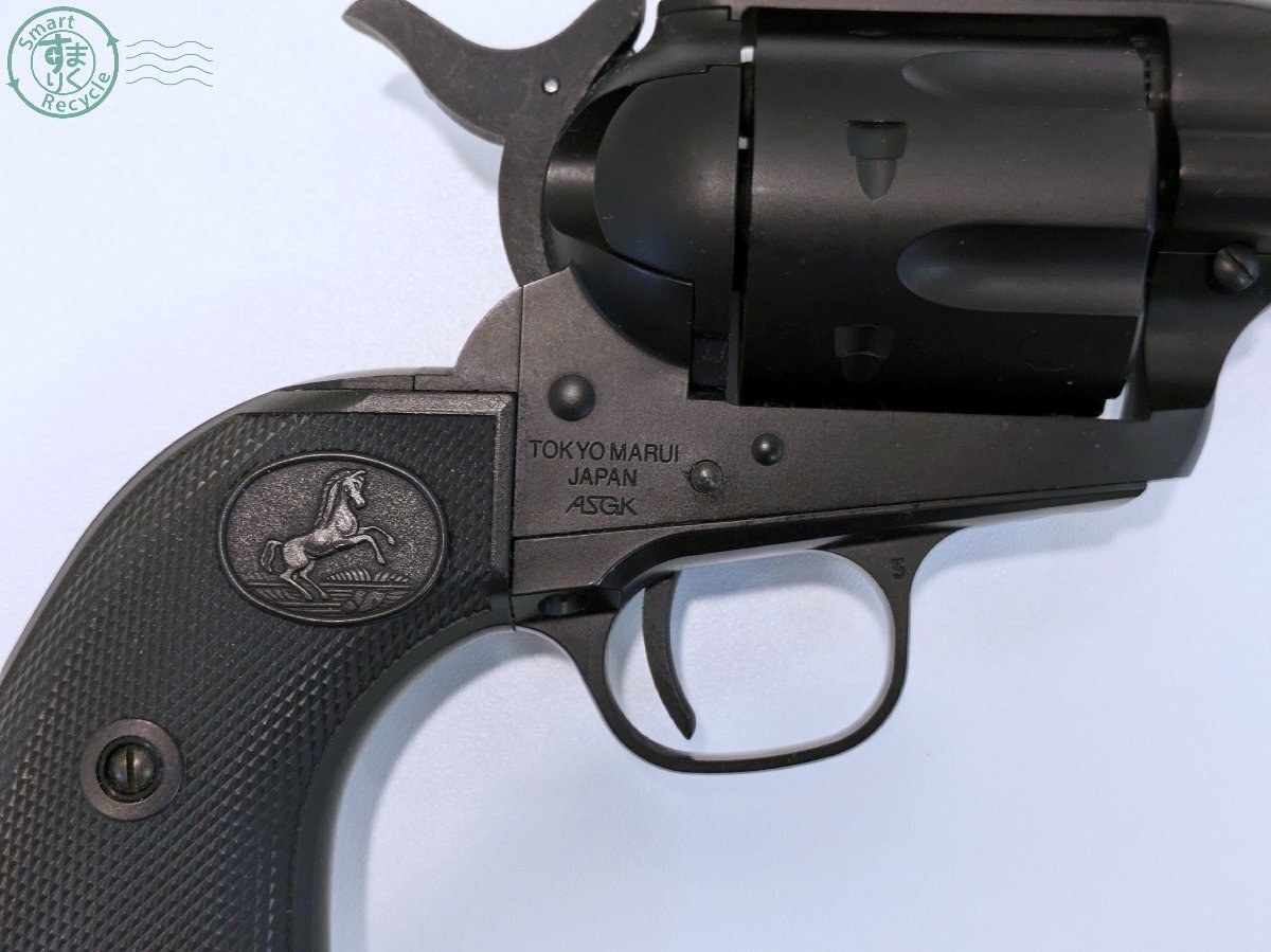 2404600211　◎東京マルイ AIR REVOLVER PRO SAA.45 5 1/2 INCH BLACK MODEL エアガン リボルバー 銃 おもちゃ 中古 現状品_画像4