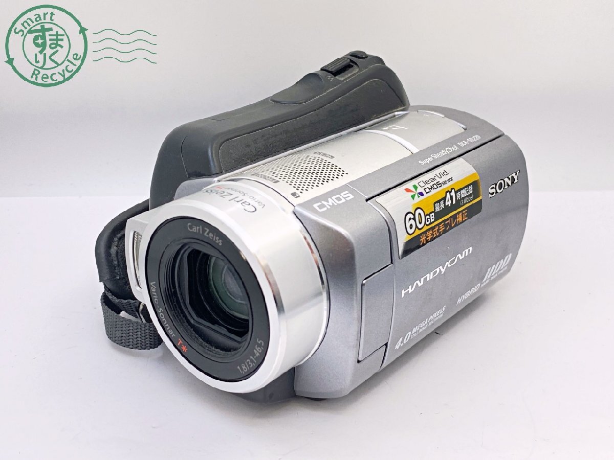 2404600413 ●SONY DCR-SR220 ソニー デジタルビデオカメラ レコーダー 08年製 バッテリー付き ジャンク 中古の画像1