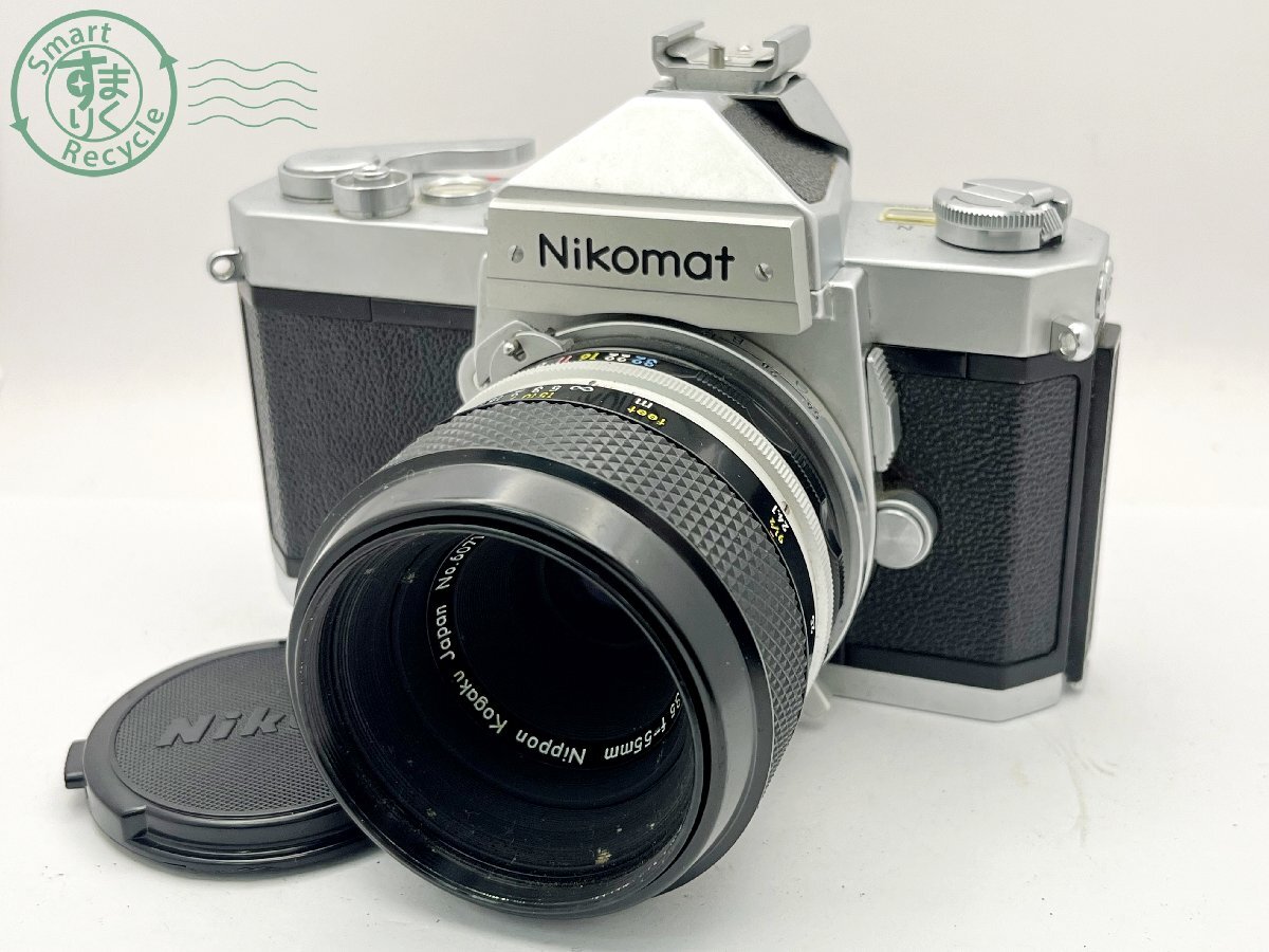 2404600381　■ Nikon ニコン Nikomat 一眼レフフィルムカメラ Micro-NIKKOR-P Auto 1:3.5 f=55㎜ 空シャッターOK カメラ_画像1
