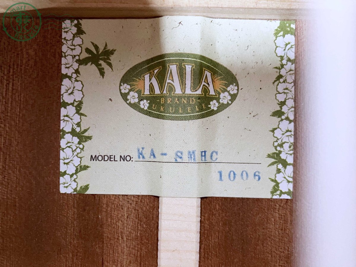 2404600930 ★ KALA カラ UKULELE KA-SMHC 1006 ウクレレ 全長約61.5㎝ 楽器 弦楽器 民族楽器 中古の画像3