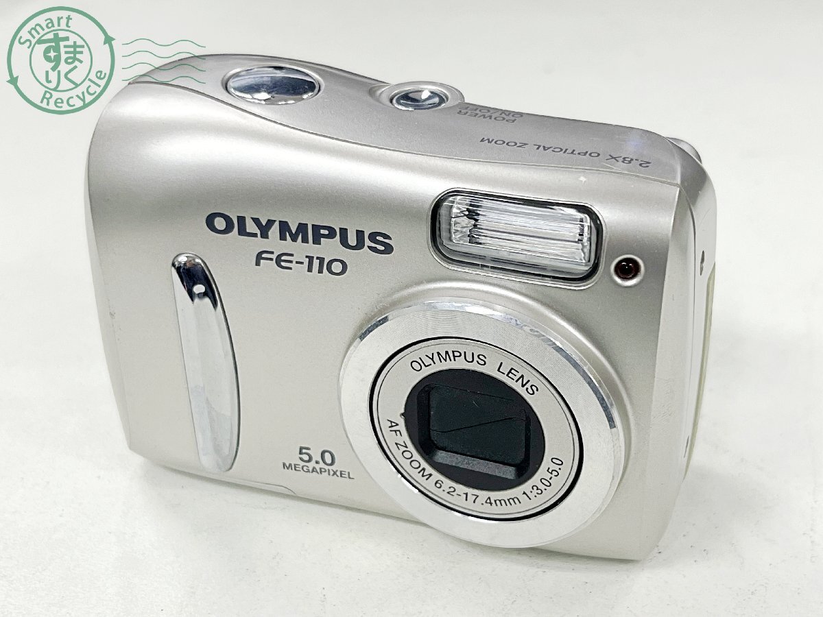 2404601083　■ OLYMPUS オリンパス FE-110 デジタルカメラ 単三電池駆動 通電確認済み カメラ_画像1