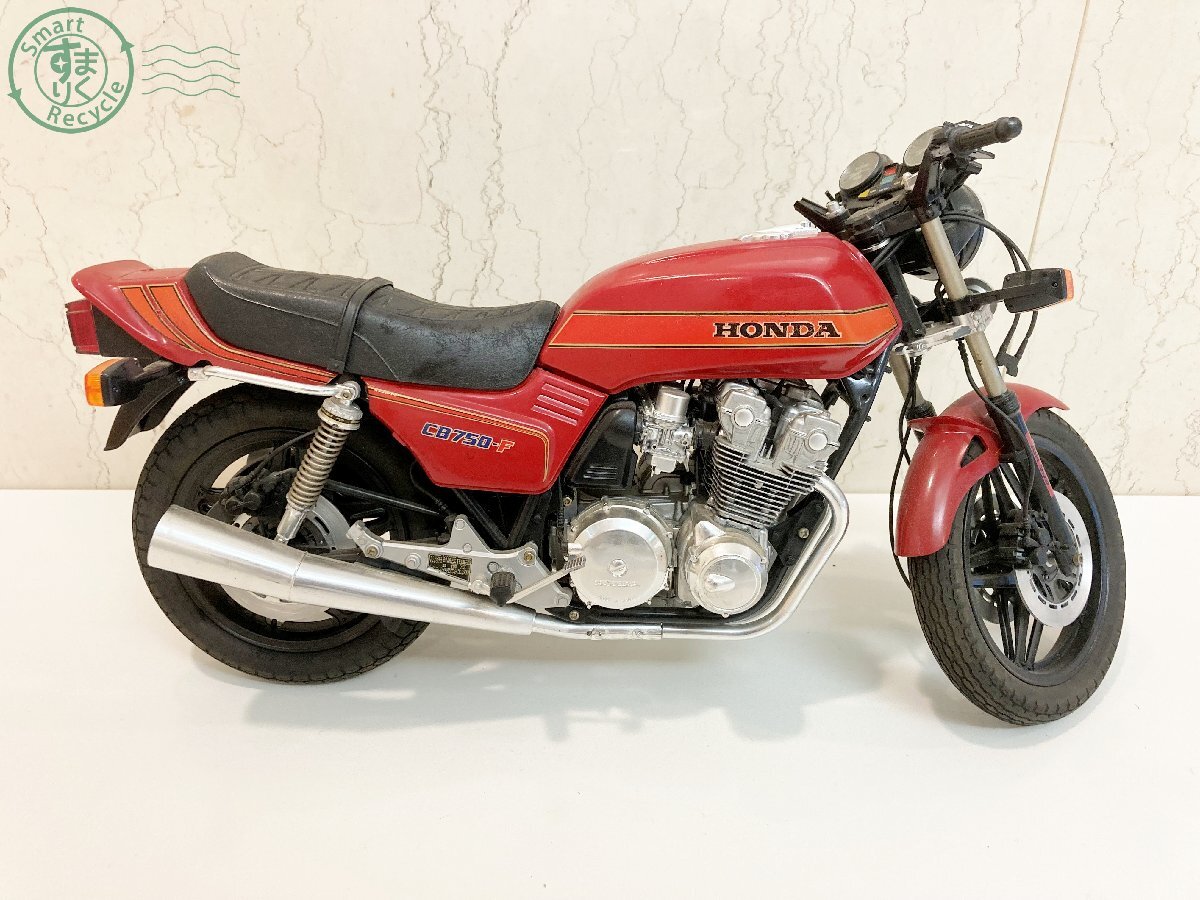 2404601177 ♭ HONDA ホンダ CB750-F バイク プラモデル 二輪車 オートバイ ホビー 乗り物 レッド 中古 現状品の画像2