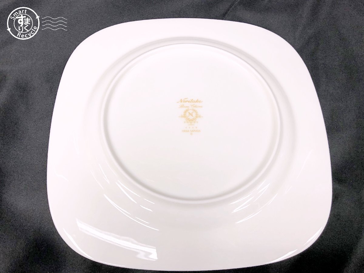 2404601293  ▽ Noritake ノリタケ ケーキ皿 2枚セット 洋食器 デザート皿 取り皿 プレート ピンク系 ミント系 ホワイト 白 中古の画像5