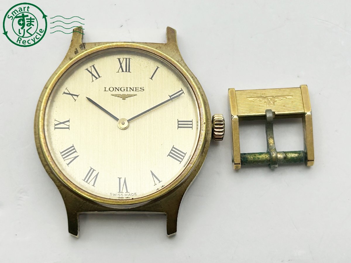 2404601930　◇ LONGINES ロンジン 4084.1.805 Cal.5601 手巻き 17石 ゴールド文字盤 フェイスのみ GEP レディース 腕時計 中古_画像1