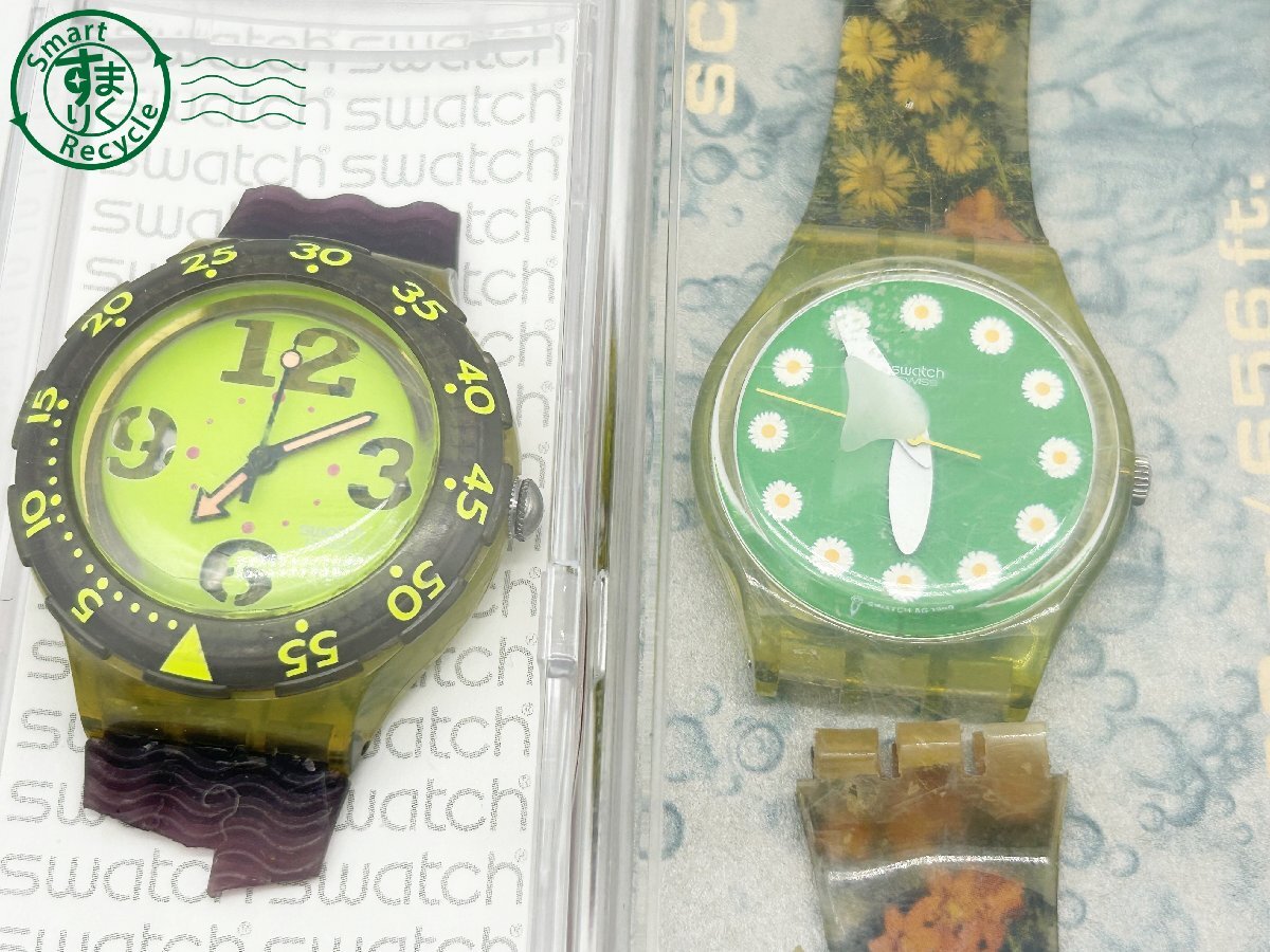 2404602758  ◇ swatch スウォッチ まとめ売り 9点セット ジャンク 箱入り 腕時計 中古の画像4