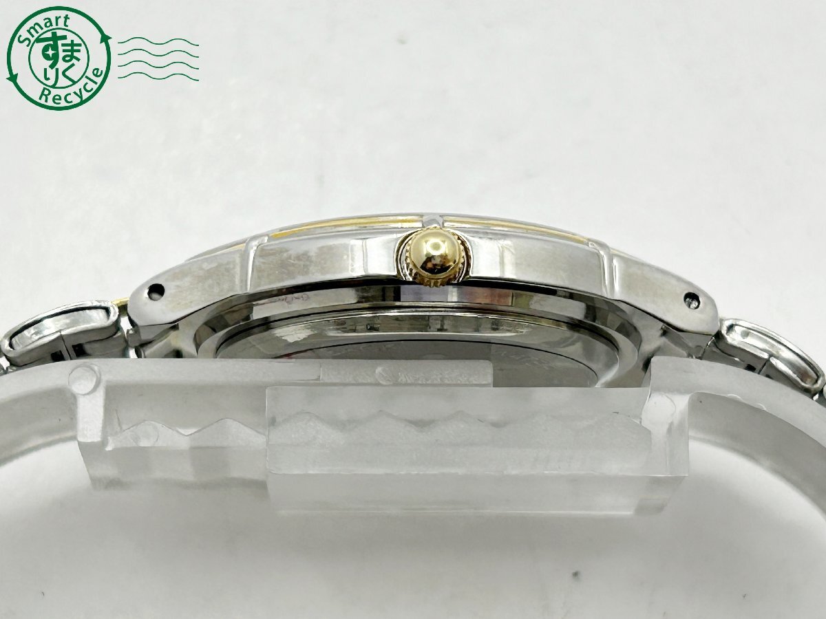 2404602548 ◇ Klaeuse クロイゼ SK-293-F 黒文字盤 ゴールド NATURAL DIAMOND 1P 3針 クォーツ QUARTZ QZ 腕時計 中古の画像5