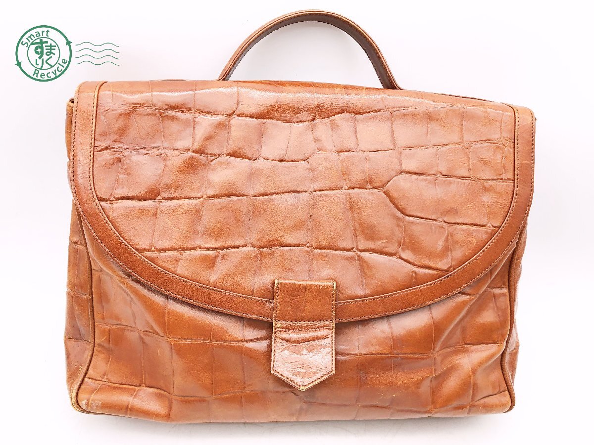 2404602673 v Fendi FENDI handbag business bag briefcase men's brown group Vintage brand used 
