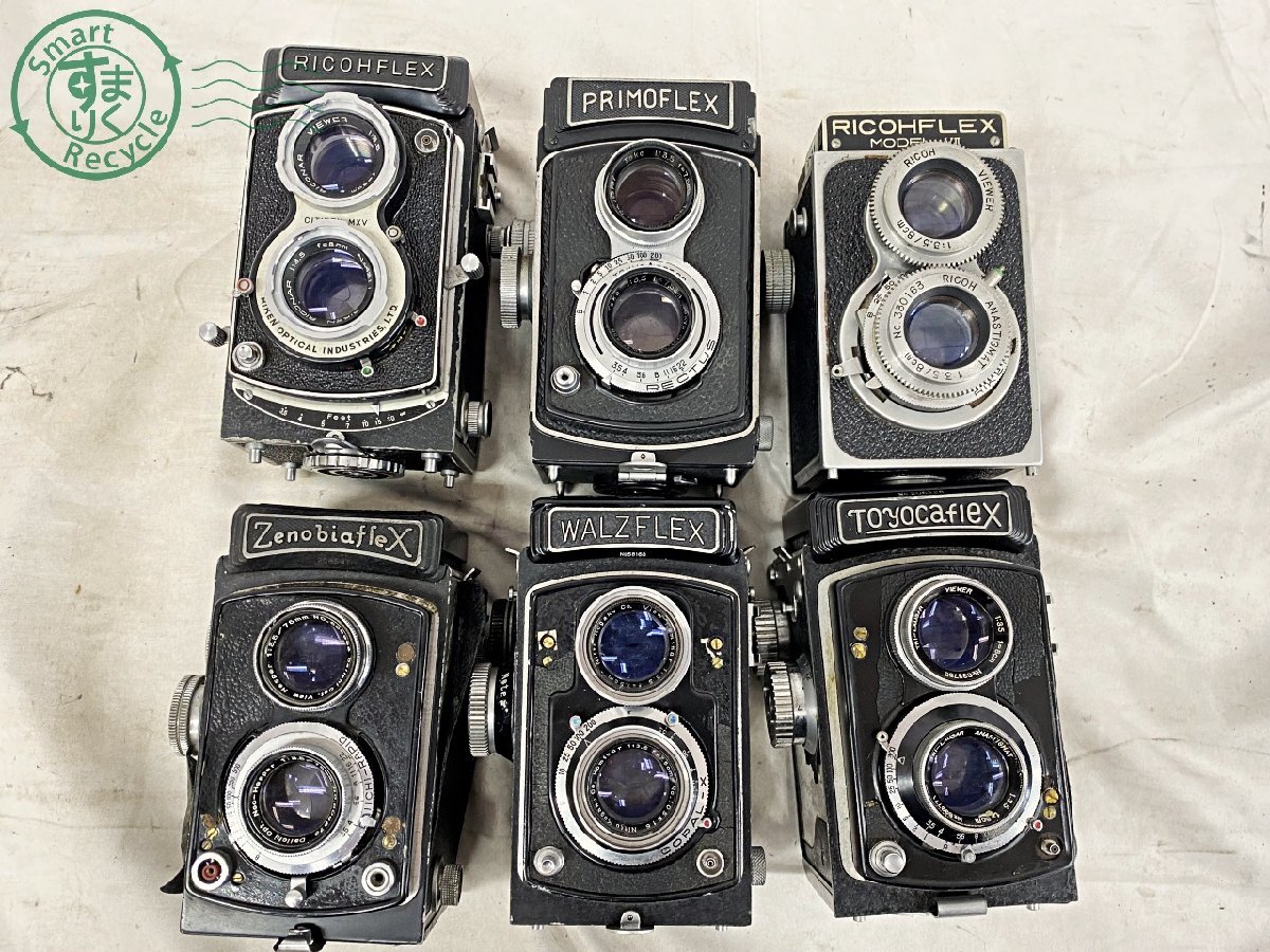 2404602894 ●二眼レフカメラ 6点 まとめ売り RICOHFLEX PRIMOFLEX Toyoflex WALZFLEX Zenobiaflex フィルムカメラ 同梱不可の画像1