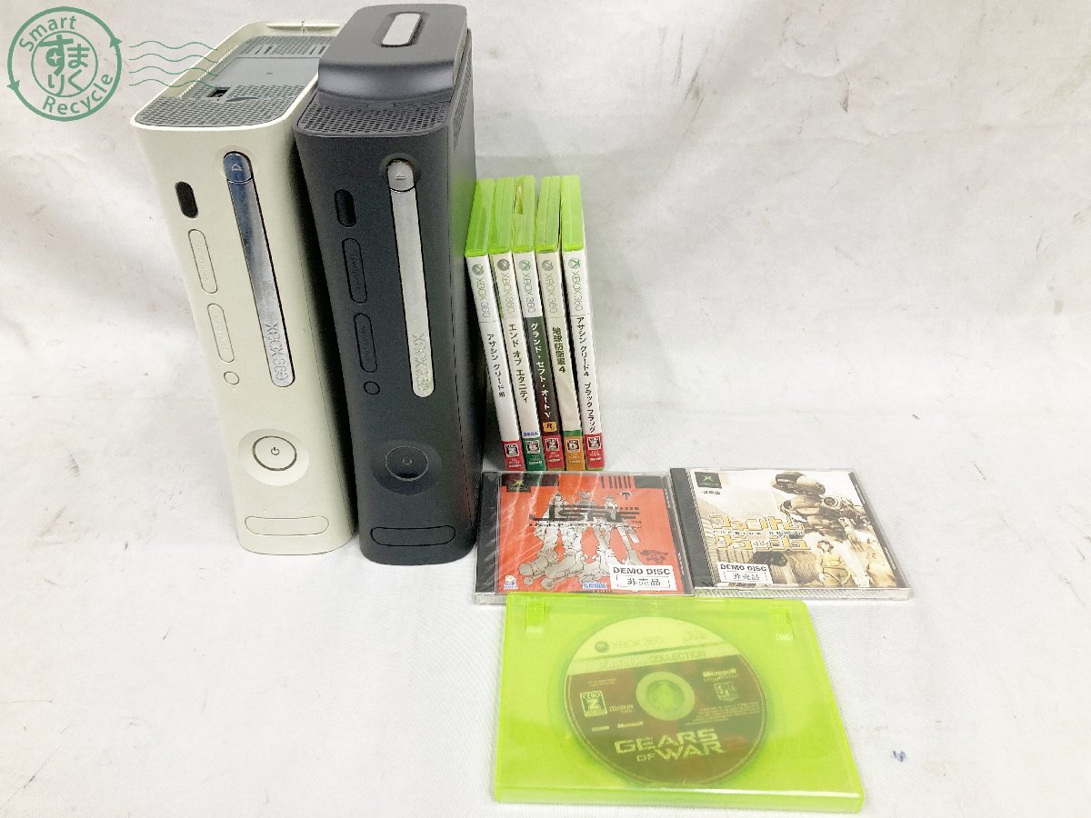 2404102827 ♭ 1円～ Xbox360 本体 2点 ゲームソフト 6点 Xbox ゲームソフト 2点 計10点セット アサシンクリード 他 現状品 ジャンクの画像1