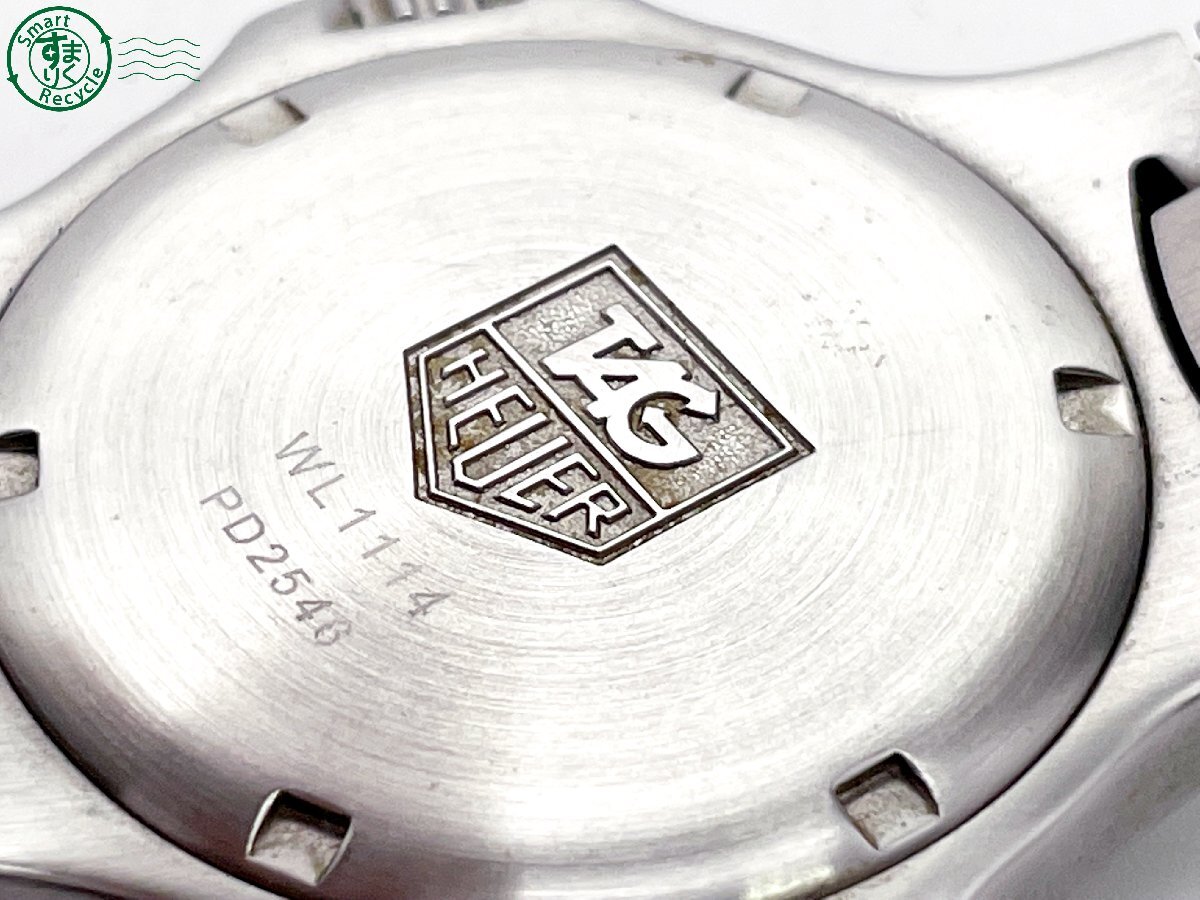 2404603144 ＃ 1円～！ TAG Heuer タグホイヤー キリウム WL1114 プロフェッショナル 200m クォーツ デイト 腕時計 シルバー文字盤の画像8