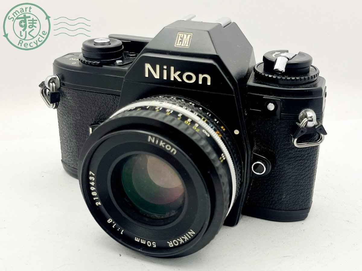 2404603517　■ Nikon ニコン EM 一眼レフフィルムカメラ NIKKOR 50㎜ 1:1.8 空シャッター不可 カメラ_画像1