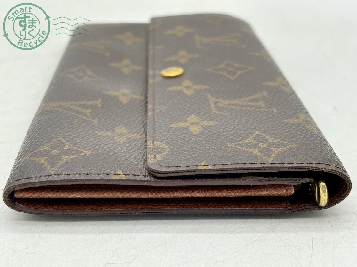 2404603447　▲ LOUIS VUITTON ルイヴィトン M61725 CA0957 モノグラム ポルトモネクレディ 長財布 ウォレット 中古_画像4