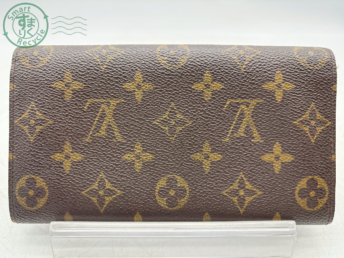 2404603447　▲ LOUIS VUITTON ルイヴィトン M61725 CA0957 モノグラム ポルトモネクレディ 長財布 ウォレット 中古_画像2