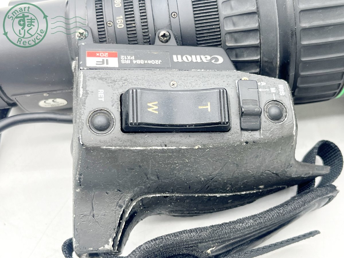 2404603948　■ Canon キヤノン J20a×8B4 IRS PX12 業務用ビデオカメラレンズ 動作未確認 ジャンク カメラ ケース・フィルター付き