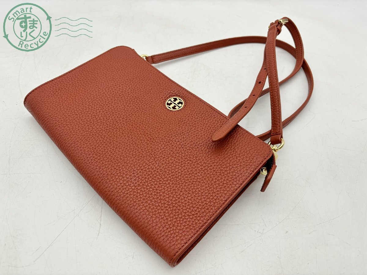 2404603977　▲ TORY BURCH トリーバーチ ショルダーバッグ ブラウン レディース バッグ 鞄 中古_画像1